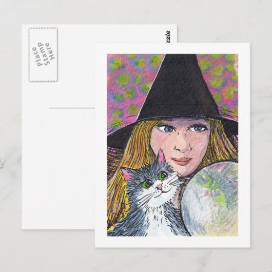 水晶球 ポストカード (正面/裏面)