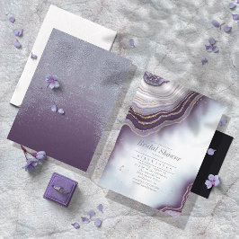 水晶瑪瑙ブライダルシャワーアメジストID825