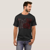 水晶血球の陰陽 Tシャツ (正面フル)