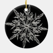 水晶雪片 セラミックオーナメント (裏面)