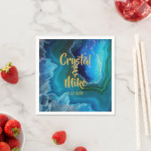 水晶青 スタンダードカクテルナプキン (インサイチュ)