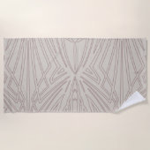 水晶1 ビーチタオル (正面)