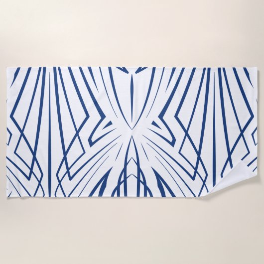 水晶3 ビーチタオル (正面)