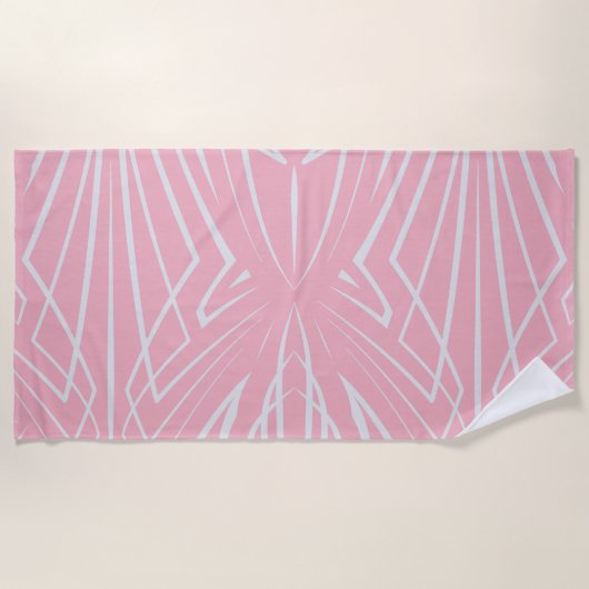 水晶5 ビーチタオル (正面)