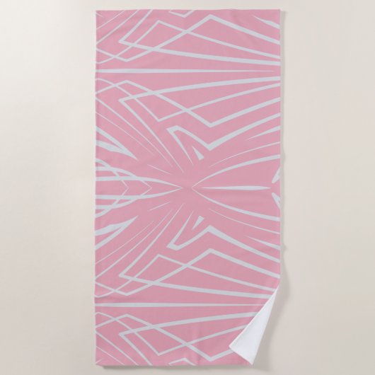 水晶5 ビーチタオル (正面)