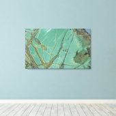 水晶 キャンバスプリント (インサイチュ (ウッドフロア))