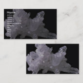 水晶 名刺 (正面/裏面)