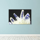 水晶(SiO2)、ペルー、南米 キャンバスプリント (インサイチュ (ウッドフロア))