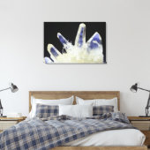 水晶(SiO2)、ペルー、南米 キャンバスプリント (インサイチュ (寝室))