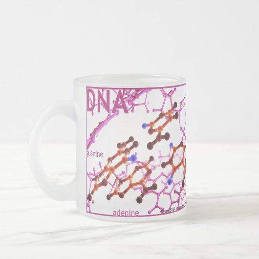 水晶DNAのマグ フロストグラスマグカップ (左)