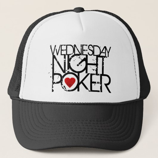 水曜の夜のトランプのポーカー キャップ (正面)