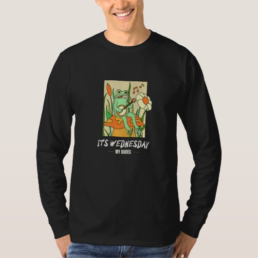 水曜日だぞ、ガイコツども!カエルVer. Tシャツ (正面)