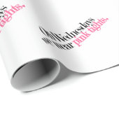 水曜日で私達はピンクのタイツの包装紙を身に着けています ラッピングペーパー (ロールコーナー)