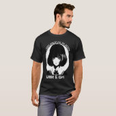 水曜日に我々衣服ブラックゴシックムード日Not a Li Tシャツ (正面フル)