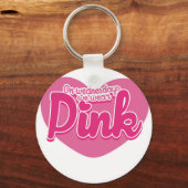 水曜日に私たちは衣服ピンク キーホルダー (正面)
