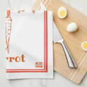 水曜日のニンジン – キッチンタオル (四つ折り)