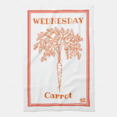 水曜日のニンジン – キッチンタオル (縦)