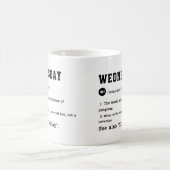 水曜日のマグカップおもしろい- Midweek Coffee Cup コーヒーマグカップ (中央)