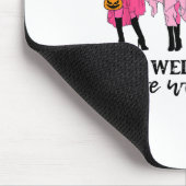 水曜日の乳がんWe衣服ピンク マウスパッド (コーナー)