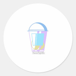 水曜日の卵(卵デザインシール) ラウンドシール