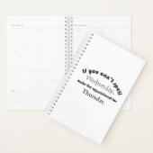 水曜日の木曜日のことわざピボットを綴おもしろいれない プランナー手帳 (ディスプレー)