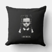 水曜日の気分の低空 – 私は笑っている クッション (正面)