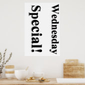 水曜日の特別美しいサロンポスター ポスター (キッチン)