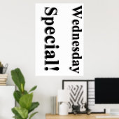 水曜日の特別美しいサロンポスター ポスター (ホームオフィス)