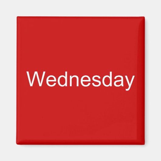 水曜日の磁石 マグネット (正面)