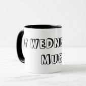 水曜日の私のマグ マグカップ (正面左)