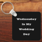 水曜日は私の結婚式の日 キーホルダー (正面)
