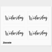 水曜日 - 書道 / レタリング ステッカー (シート)