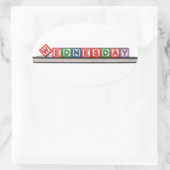 水曜日 楕円形シール (バッグ)