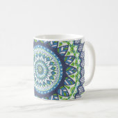 水曼荼羅のコーヒー・マグ コーヒーマグカップ (正面右)