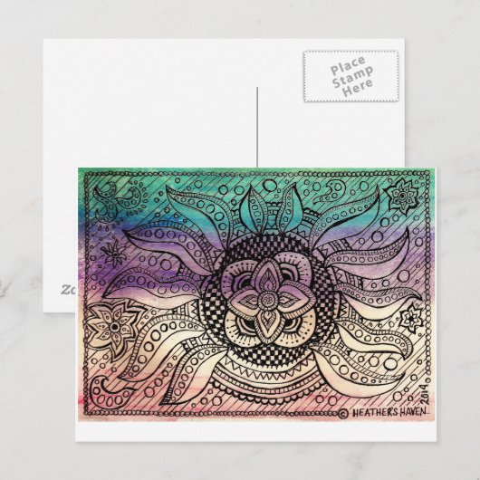 水曼荼羅 ポストカード (正面/裏面)