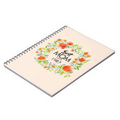 水最高の色フローラノート以来の母 ノートブック (左側)