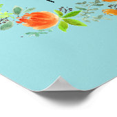 水最高の色フローラポスターのサイン以来お母さん ポスター (角)