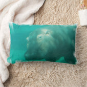 水枕の下のカバ ランバークッション (ブランケット)