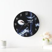 水栓のハンドルレバー ラージ壁時計 (ホーム)