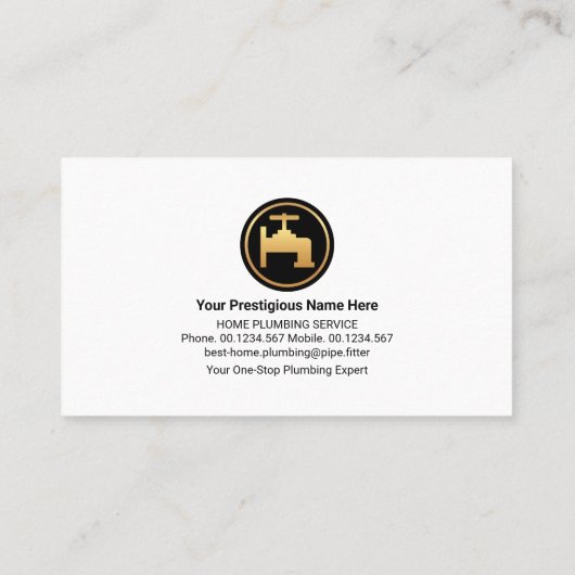 水栓水滴家庭用配管 名刺 (裏面)