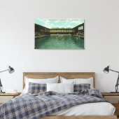 水槽のビュー キャンバスプリント (インサイチュ (寝室))