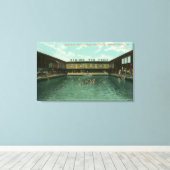 水槽のビュー キャンバスプリント (インサイチュ (ウッドフロア))