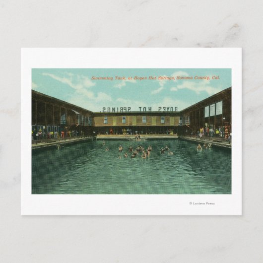 水槽のビュー ポストカード (正面)