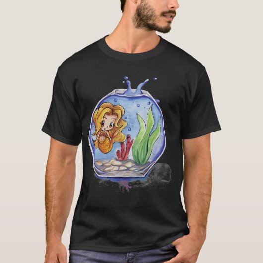 水槽の中のリトルマーメイド Tシャツ (正面)