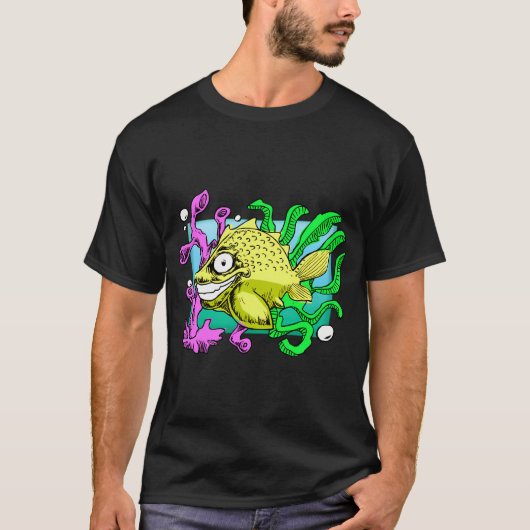 水槽の中の金魚 Tシャツ (正面)