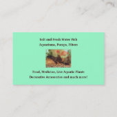 水槽の名刺 名刺 (裏面)