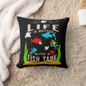 水槽の方が命に クッション (ブランケット)