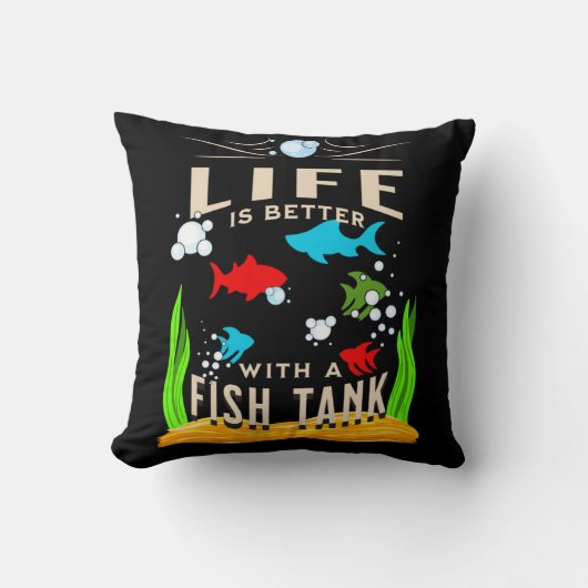 水槽の方が命に クッション (正面)