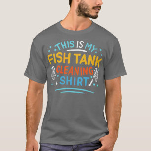水槽の清掃水槽 Tシャツ