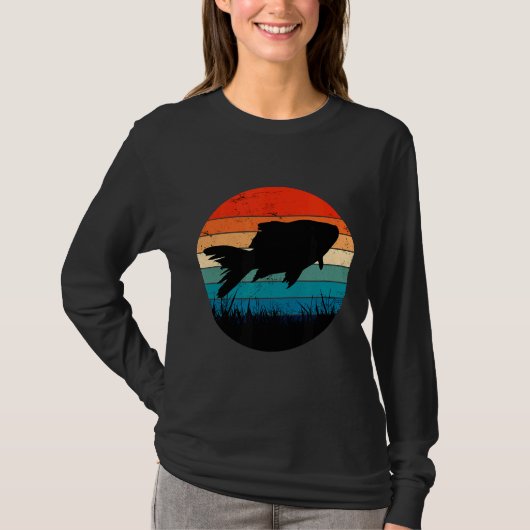 水槽の釣り人 Tシャツ (正面)